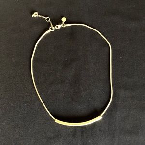 J. Crew | Curved bar necklace